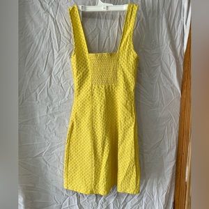 Yellow summer dress